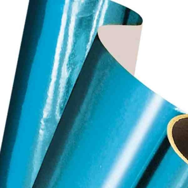 PAPEL MET. UNIFOIL AZUL TURQUESA ROLLO C25M. E.15